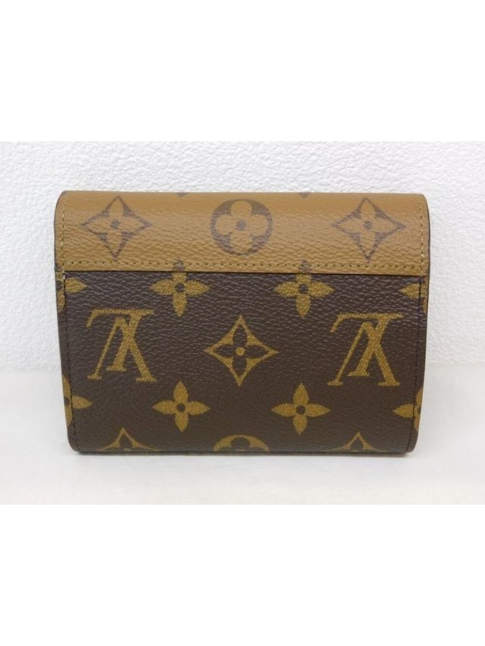★SOLD★ Louis Vuitton Portefeuille Victorine Trifold Wallet Monogram Reverse - Picture 2 of 5